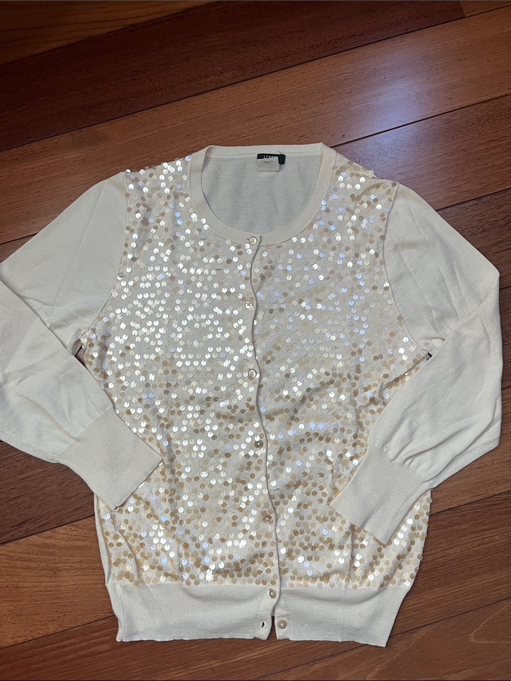 NWOT J. Crew Sequin Cardigan